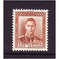 NEW ZEALAND 1941 GEORGE VI 1/2d ORANGE BROWN SG...