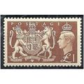 1951 SG511 £1 Brown Unmounted Mint (light creas...