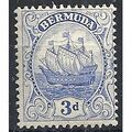 Bermuda 1924 SG83 3d Ultramarine Mounted Mint .. .