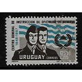URUGUAY 1969 2p RESERVIST IN UNIFORM & CIVILIAN...