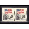 1895a 20c U.S. Flag Very Fine MNH SG CNP Left 4...