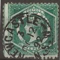 New South Wales 1885 SG233c 5d Blue-Green P10x1...
