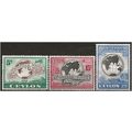 Ceylon 1949 UPU Set SG410-412 Mounted Mint ..