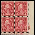 583, Mint VF LH 2¢ Plate Block of Four Stamps C...
