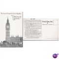 London - Big Ben postcard advert for makers c.1...