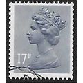 SG X952: 17 p. grey-blue Definitive Stamp: Quee...