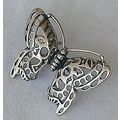 Butterfly silver miniature