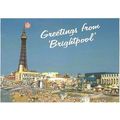 Advertising BLACKPOOL "Brightpool" Postcard (Daz)