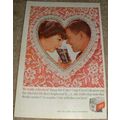 1960 Coke Coca-Cola Ad, Valentine NICE!!