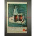 1960 Coke Coca-Cola Ad - Bottle, Be Fully Refre...