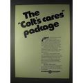 1972 Colt Firearms Ad - Colt's Cares Package
