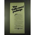 1972 Colt Firearms Ad - The Colt's Cares Package