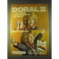 1979 Doral II Cigarettes Ad - Only 5 mg Tar