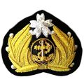 JAPAN NAVY SENIOR OFFICERS HAT CAP BADGE NEW HA...
