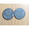 Denmark 1957 2 Ore Coin
