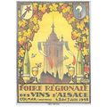 68 - affiche de la foire des vins