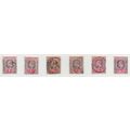 LEEWARD ISLANDS 1903 ONE PENNY KE7 SG21 x6 STAM...