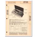emerson model 558 4-tube portable am radio sams...