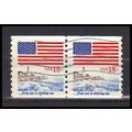 Used 1891 18c U.S. Flag Fine CNP Left 5 PA0252