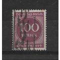 Germany.SG261 100m Purple.Fine Used.Nov21