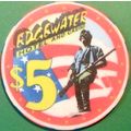 Edgewater. $5 Casino Chip. Laughlin, NV. July 4...