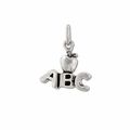 Sterling Silver Apple Abc School Pendant