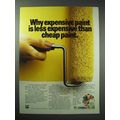 1975 Pittsburgh Paints Ad - Expensive is Less E...