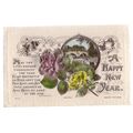 A HAPPY NEW YEAR used antique postcard by Beagl...