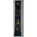Vintage: blue leather bookmark - Llangollen Int...