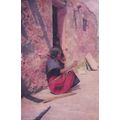 Hopi Woman Weaving Oraibi Arizona Indian Crafts...