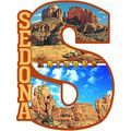 Sedona Cathedral Rock Capitol S Fridge Magnet