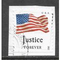USA 2012 JUSTICE OLD GLORY FLAG FOREVER USED