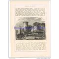 FALAISE CASTLE, FRANCE, BOOK ILLUSTRATION, 1880