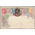 Carte Timbre - Belgique, c.1905 - Ottmar Zieher...