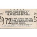 L.M.S.R. Edmondson Barrier Ticket - St. Annes-o...