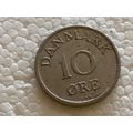 Umlaufmünze Dänemark 10 Öre 1954