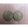 GB 1960 Elizabeth II Brass Threepence 3d Coin H...