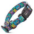 Dog Pet Monsters Quick Release Printed Collar 1...