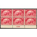 615, Mint NH 2¢ Plate Block SCV $85 - Stuart Katz