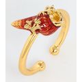 LES NEREIDES PARIS Sea Shell Open Ring - NEW