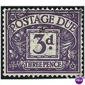 1937 D28 1d Carmine Postage Due Fine Used.
