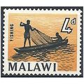 Malawi 1964 SG219 4d Black & Orange-Yellow Moun...