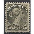 Canada 1889 SG106 5c Brownish-Grey Fine Used .
