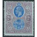 Sierra Leone 1912 SG125 2/- Blue & Purple/Blue ...