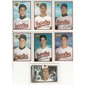 1989 Bowman Baltimore Orioles team set 19 cards...