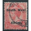 South West Africa 1923 SG2 1d Rose-Red Fine Use...