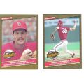 Two 1986 Donruss Highlights Todd Worrell RC bas...