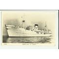 Swedish Lloyd SS PATRICIA Postcard (Bridge Hous...