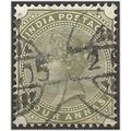 India 1885 SG95 4a Olive-Green Fine Used . .. .