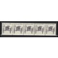 2124 4.9c Buckboard Very Fine MNH Dry Gum PNC 3...